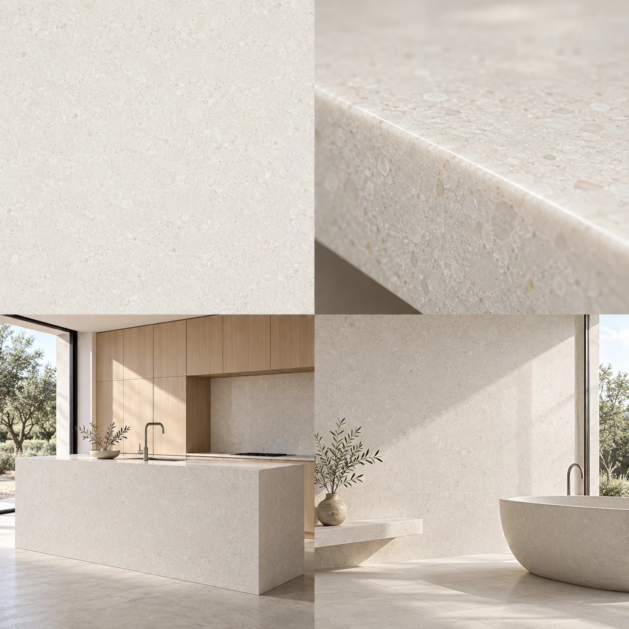 ألواح كوارتز — Bustan Beige